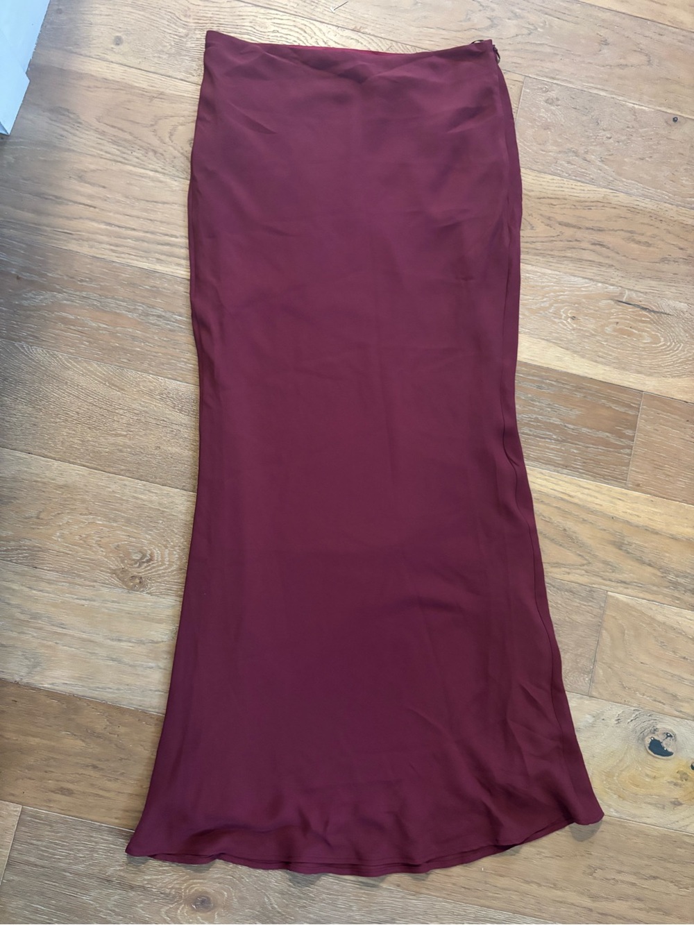 Burgundy maxi skirt size 4